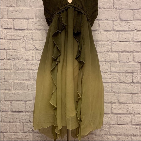 Gypsy 05 Ombré Ruffle Halter Summer Dress NWT, M - Picture 3 of 12